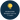 Ein rundes, dunkelblaues Icon mit einer gelben Weltkugel-Silhouette oben. Der weiße Text darunter lautet: "INTERNATIONAL", gefolgt von "Mitarbeiter*innen aus 17 Ländern". Der Hintergrund ist transparent.